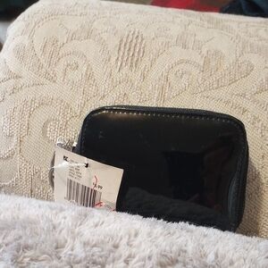 Black Patent Wallet - Women Accessories